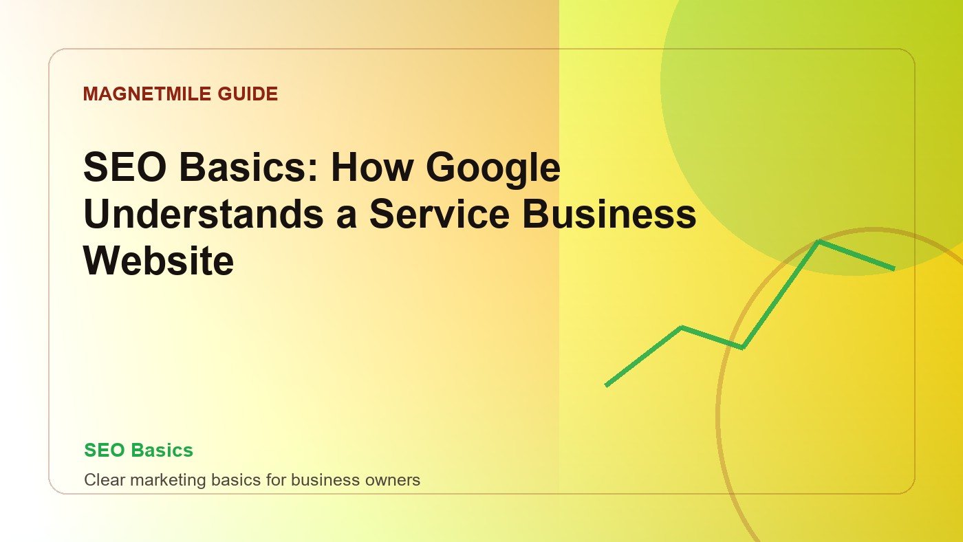 SEO Basics: How Google Understands a Service Business Website
