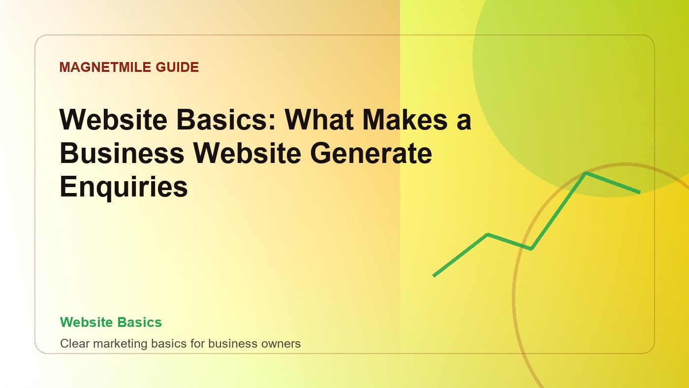 Website Basics: What Makes a Business Website Generate Enquiries
