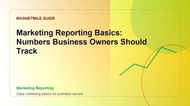 Marketing Reporting Basics: Numbers Business Owners Should Track